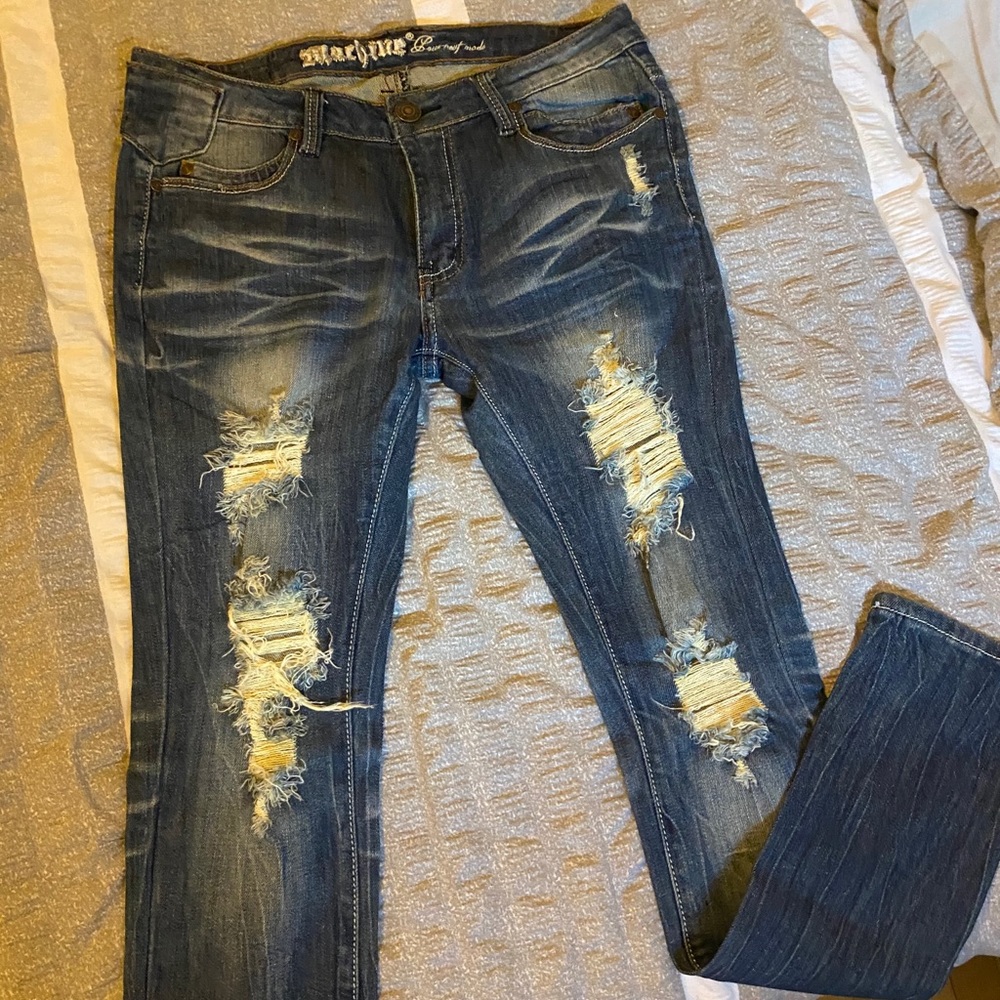 NWOT Machine ripped skinny jeans